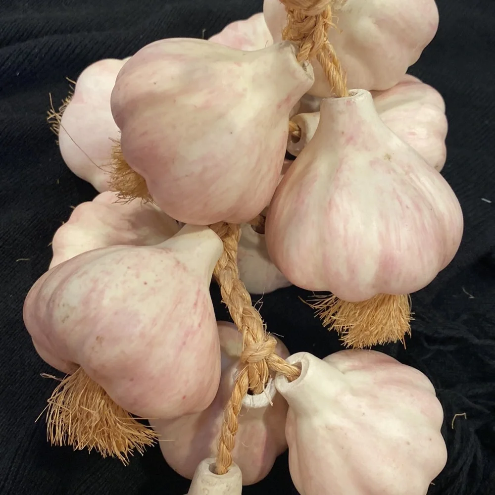 NOVICA 12 Garlic Bunch Ceramic decorative accent
